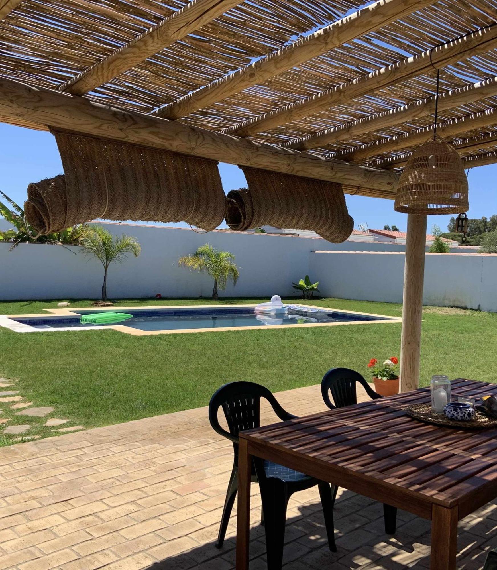 Las Casitas De La Barrosa Con Jardin Y Piscina شيكلانا دي لا فرونتيرا الغرفة الصورة