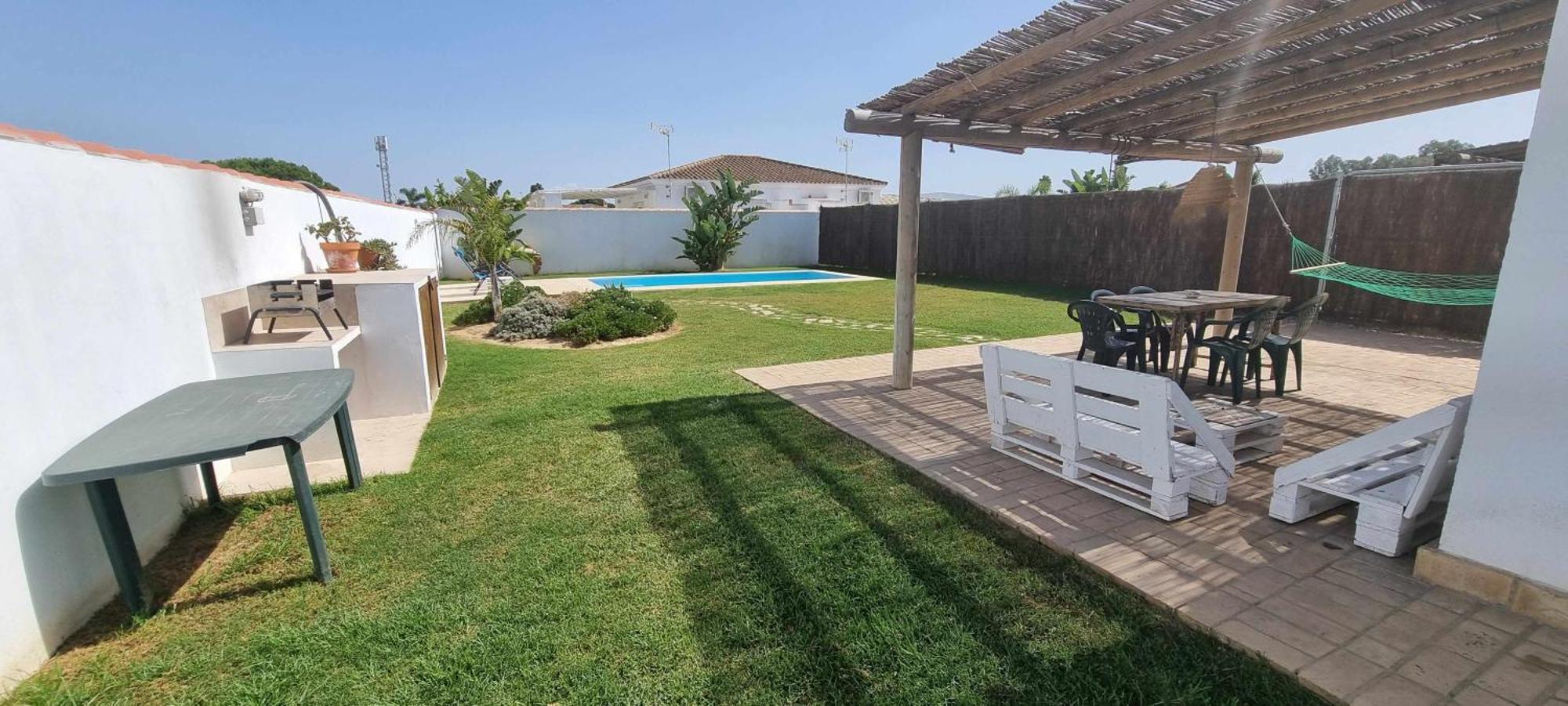 Las Casitas De La Barrosa Con Jardin Y Piscina شيكلانا دي لا فرونتيرا الغرفة الصورة