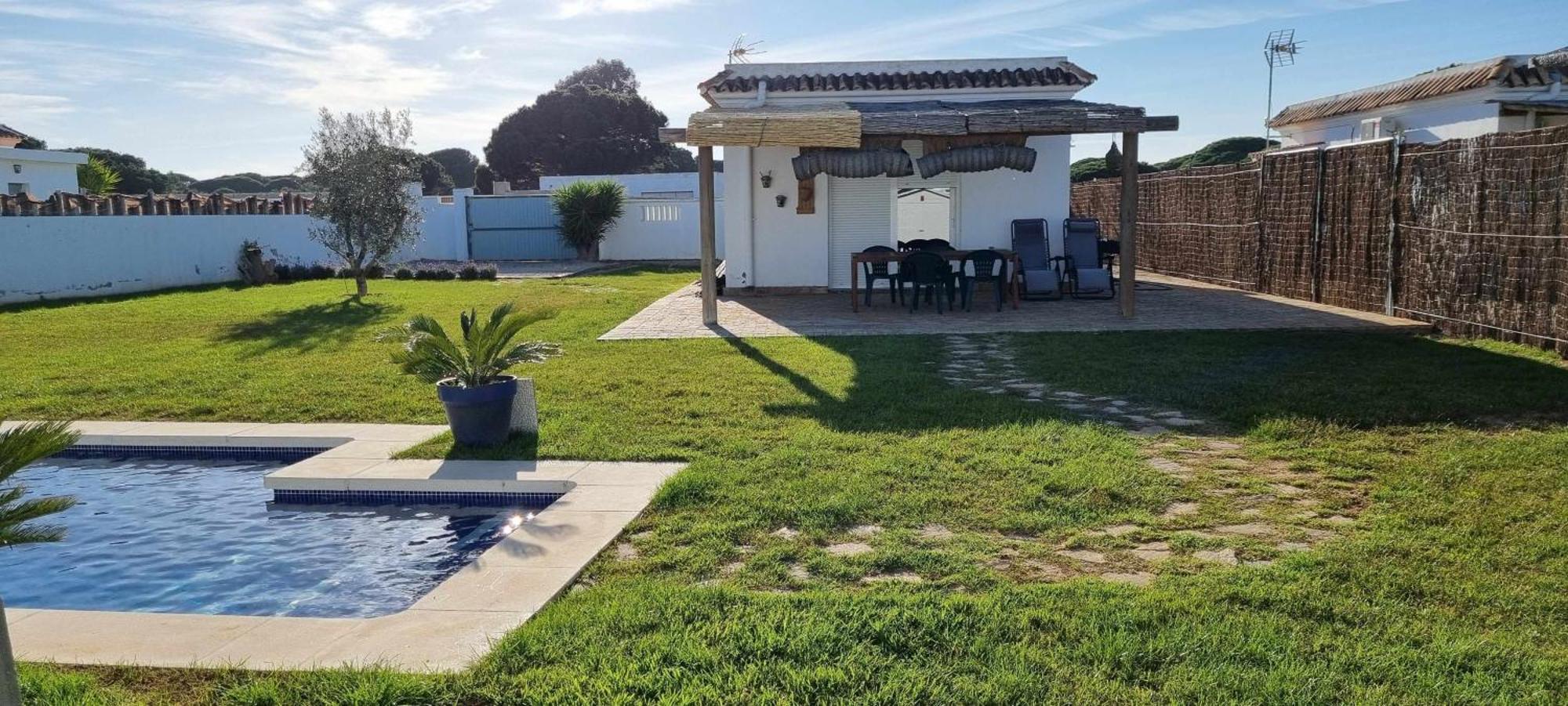 Las Casitas De La Barrosa Con Jardin Y Piscina شيكلانا دي لا فرونتيرا الغرفة الصورة